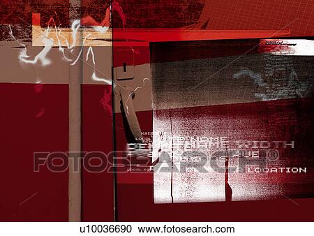 Text superimposed on a red background View Large Illustration Clipart - Text superimposed on a red background. Fotosearch