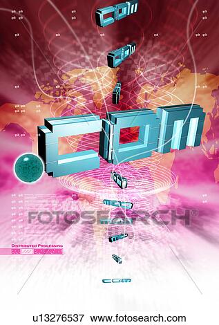 Internet language superimposed on a glowing background View Large Illustration Stock Illustration - Internet language superimposed on a glowing background. Fotosearch