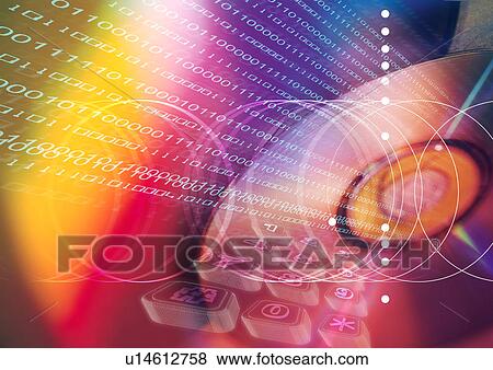 White rings superimposed on a multi colored background View Large Illustration Stock Illustration - White rings superimposed on a multi colored background. Fotosearch