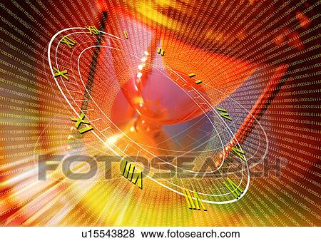 Clock face superimposed on a yellow striped background View Large Illustration Stock Illustration - Clock face superimposed on a yellow striped background. Fotosearch