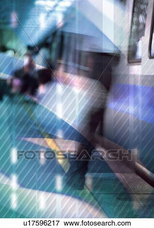 Striped pattern superimposed on a pastel image View Large Illustration Stock Illustration - Striped pattern superimposed on a pastel image. Fotosearch