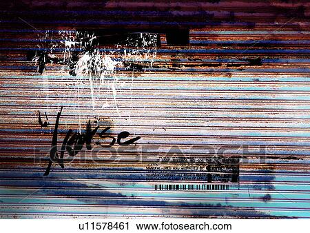 Text superimposed on a striped surface View Large Illustration Clip Art - Text superimposed on a striped surface. Fotosearch