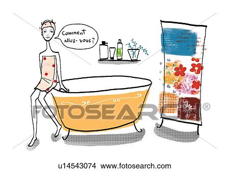 Bath Image Stock Illustration | u14543074 | Fotosearch