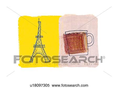 Stock Illustration - Cafe Image. Fotosearch