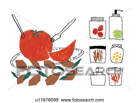 Stock Illustration - Food Image. Fotosearch