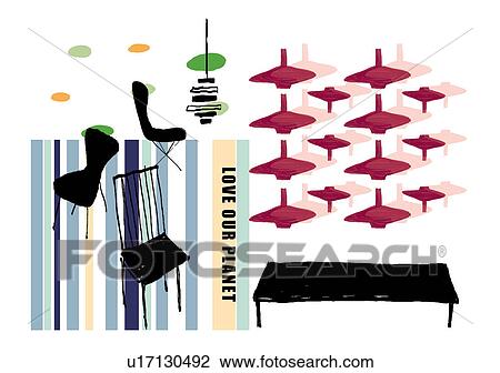 Drawing - Interior Image. Fotosearch