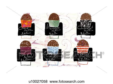 Muffin Image View Large Illustration Stock Illustration - Muffin Image. Fotosearch