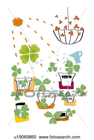 Plant Image View Large Illustration Clipart - Plant Image. Fotosearch