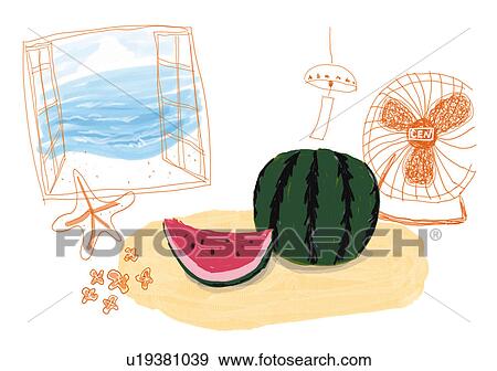 Stock Illustration - Summer vacation. Fotosearch