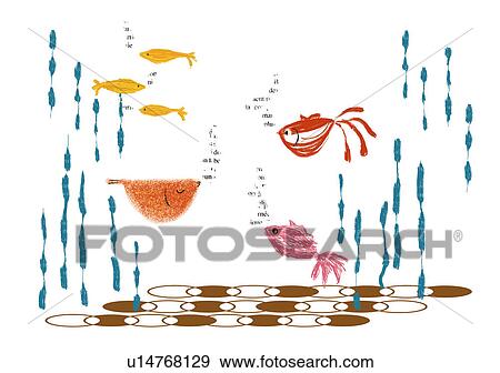 Stock Illustration - Tropical Fish. Fotosearch