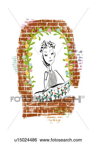 Stock Illustration - Woman Image. Fotosearch
