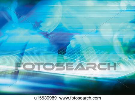 Art, Computer Graphics, Complex, Blue, Arrangement View Large Illustration Stock Illustration - Art, Computer Graphics, Complex, Blue, Arrangement. Fotosearch