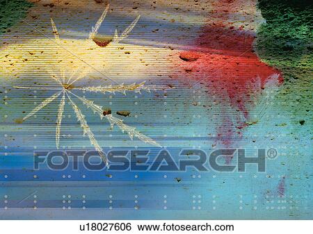 Stock Illustration - Art, Concept, Computer Graphics, Complex, Arrangement. Fotosearch