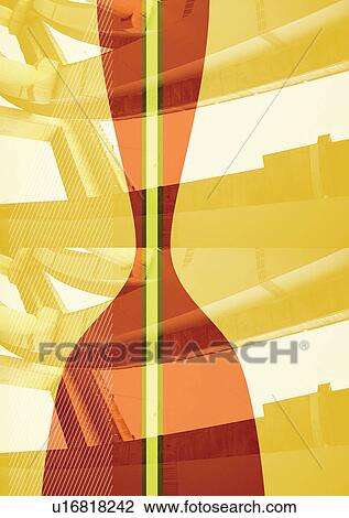 Drawing - appearance, arrangement, abstract. Fotosearch