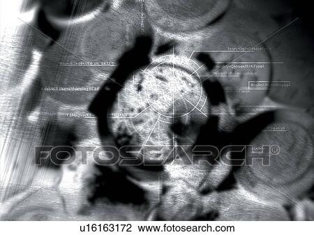 Art, Complex, B/W, Black And White, Arrangement View Large Illustration Drawing - Art, Complex, B/W, Black And White, Arrangement. Fotosearch