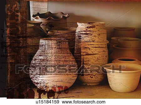 Day, Group Of Objects, Indoor View Large Illustration Stock Illustration - Day, Group Of Objects, Indoor. Fotosearch