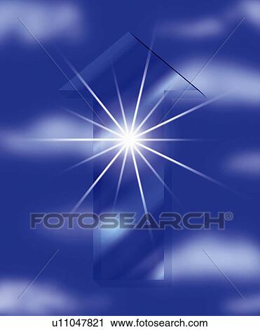 Arrow floating in the sky, Computer Graphics, composition, differential focus View Large Photo Image Stock Image - Arrow floating in the sky, Computer Graphics, composition, differential focus. Fotosearch