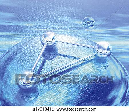 Stock Photography - Balls and triangle, Computer Graphics, composition. Fotosearch