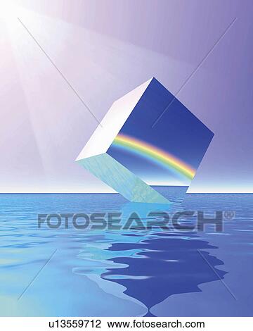 Cube floating on water surface, Computer Graphics, composition View Large Photo Image Stock Image - Cube floating on water surface, Computer Graphics, composition. Fotosearch
