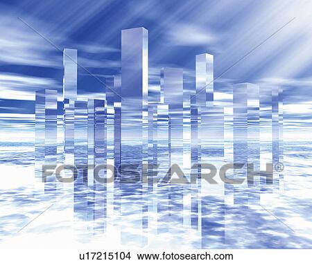 high-rise buildings, Computer Graphics, composition View Large Photo Image Picture - high-rise buildings, Computer Graphics, composition. Fotosearch