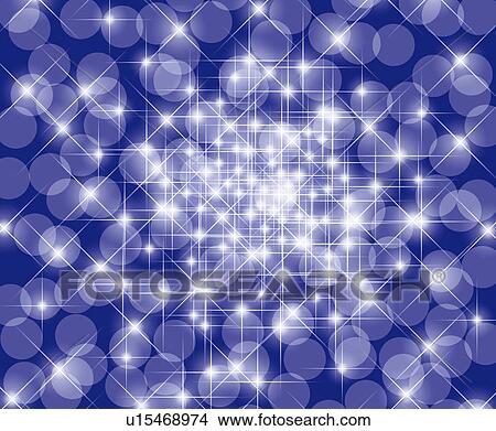 Picture - Sparkling, full frame, defocused, Computer Graphics, composition. Fotosearch