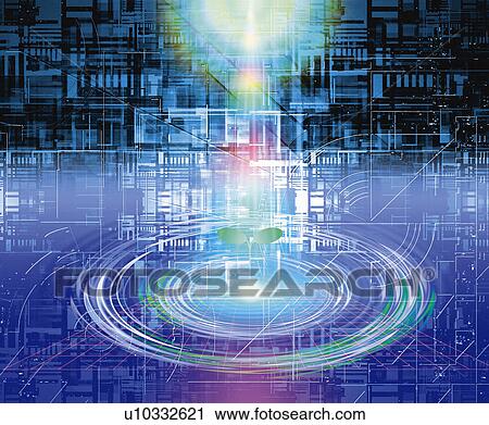 Sprout on water surface and image of computer, Computer Graphics, composition View Large Photo Image Stock Image - Sprout on water surface and image of computer, Computer Graphics, composition. Fotosearch