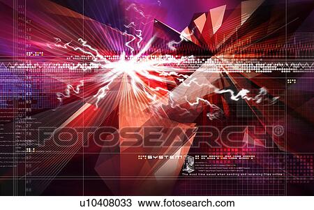 Drawing - design, digital design, layer, pattern. Fotosearch