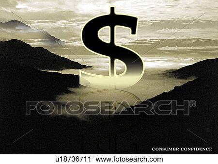 Close-up of a dollar sign nestled in a mountain range View Large Photo Image Stock Image - Close-up of a dollar sign nestled in a mountain range. Fotosearch