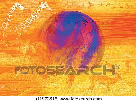 Stock Photograph - art form, blurry, blur, artistic, animals. Fotosearch