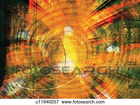 Stock Photo - artistic, circular, blurry, blur, art form. Fotosearch