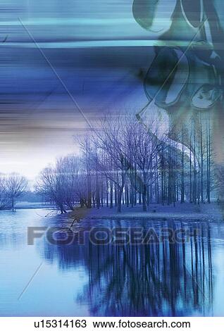 Stock Image - fantasia, visualization, effect, imagery, close-up, representation, abstract. Fotosearch