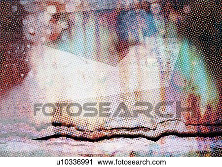 Stock Image - fantasy, artistic, decorative, blur, modern art, blurry. Fotosearch
