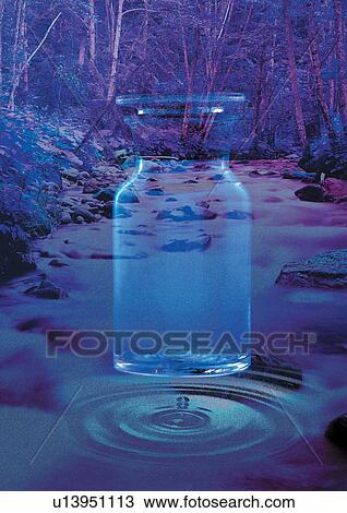 Stock Image - modern art, beaker, envisioning, imagination, creation, perspective, overlay. Fotosearch