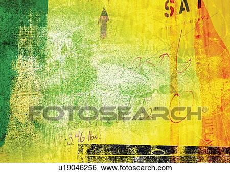 Stock Photograph - projection, geometric, calculation, blur, art. Fotosearch