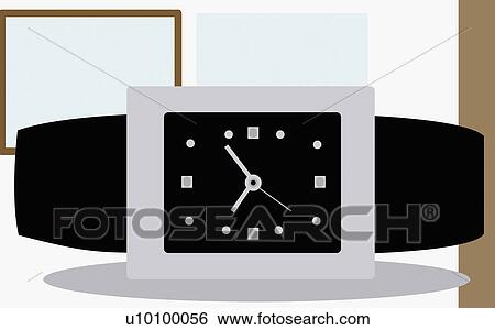 Close-up of a wristwatch View Large Illustration Stock Illustration - Close-up of a wristwatch. Fotosearch