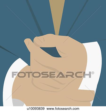 Mid section view of a businessman buttoning his cuffs View Large Illustration Stock Illustration - Mid section view of a businessman buttoning his cuffs. Fotosearch