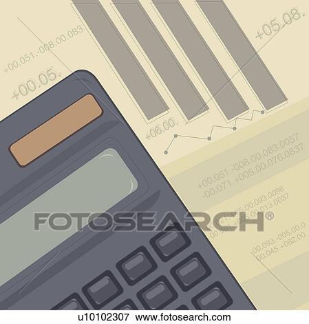 Close-up of a calculator View Large Illustration Stock Illustration - Close-up of a calculator. Fotosearch