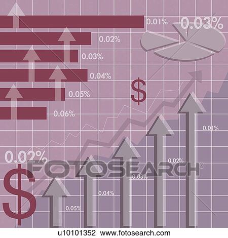 Close-up of financial graphs View Large Illustration Drawing - Close-up of financial graphs. Fotosearch