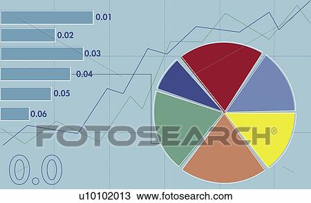 Close-up of financial graphs View Large Illustration Drawing - Close-up of financial graphs. Fotosearch