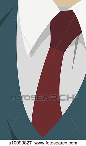 Mid section view of a businessman View Large Illustration Stock Illustration - Mid section view of a businessman. Fotosearch