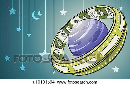 Amusement park ride on a planet in space View Large Illustration Stock Illustration - Amusement park ride on a planet in space. Fotosearch