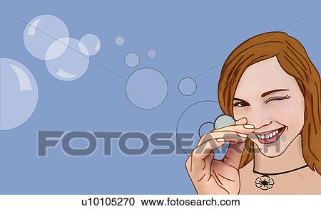 Close-up of a woman rolling a coin between her fingers View Large Illustration Clipart - Close-up of a woman rolling a coin between her fingers . Fotosearch