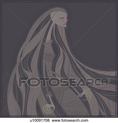 Close-up of a witch View Large Illustration Stock Illustration - Close-up of a witch. Fotosearch