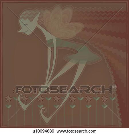 Side profile of a fairy flying View Large Illustration Stock Illustration - Side profile of a fairy flying. Fotosearch