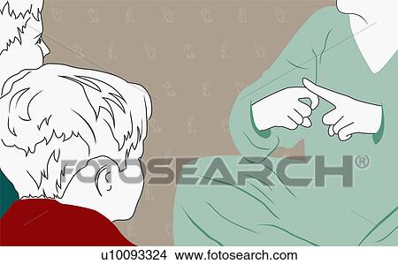 Person teaching sign language to two boys View Large Illustration Stock Illustration - Person teaching sign language to two boys. Fotosearch