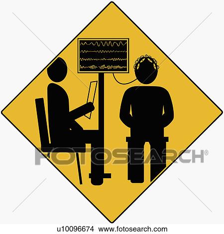 Stock Illustration - Doctor taking a patient's IQ test. Fotosearch