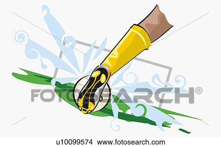 Low section view of a soccer player playing soccer View Large Illustration Stock Illustration - Low section view of a soccer player playing soccer. Fotosearch