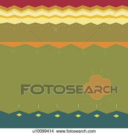 Close-up of a flower on a Traditional American Indian pattern View Large Illustration Stock Illustration - Close-up of a flower on a Traditional American Indian pattern. Fotosearch