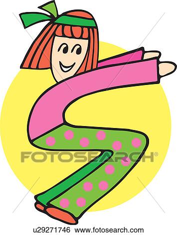 Side view of girl forming S View Large Illustration Stock Illustration - Side view of girl forming S. Fotosearch