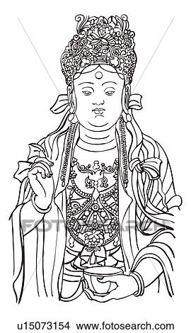 Bodhisattva View Large Illustration Stock Illustration - Bodhisattva. Fotosearch